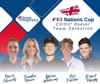 British Showjumping Team announced for CSIO3* Roeser FEI Nations Cup